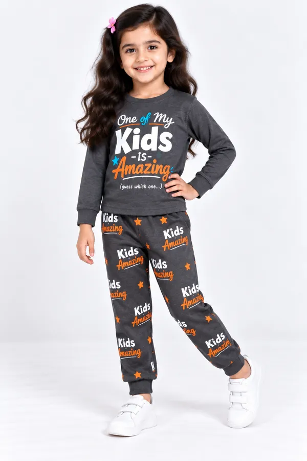 Dark_Grey_Printed_Sleepwear_Set_for_Girls