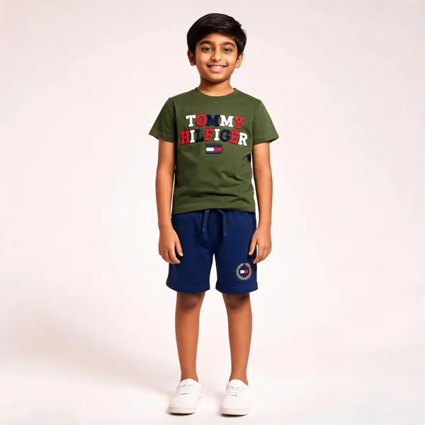 Olive_Cotton_Regular_Fit_T-Shirt_And_Shorts_Set_For_Boys