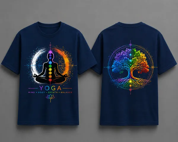 Yoga_Unisex_T_Shirt_Navy