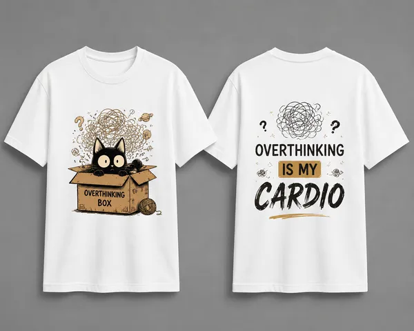 Overthinking_Is_My_Cardio_Unisex_Tshirt_White