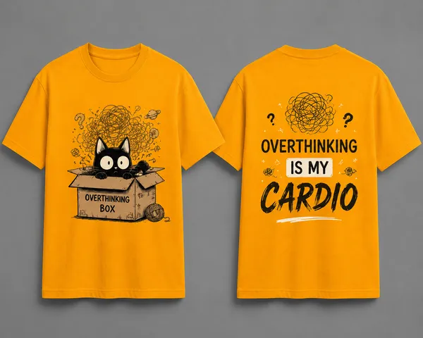 Overthinking_Is_My_Cardio_Unisex_Tshirt_Mustard_Yellow