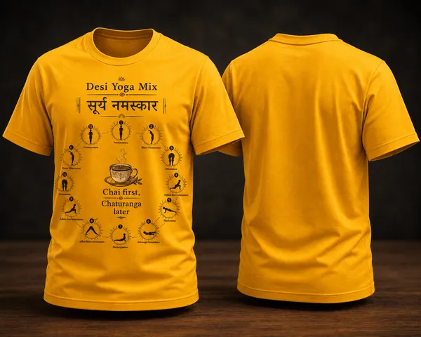 Desi_Yoga_Mix_Unisex_T_Shirt_Mustard_Yellow