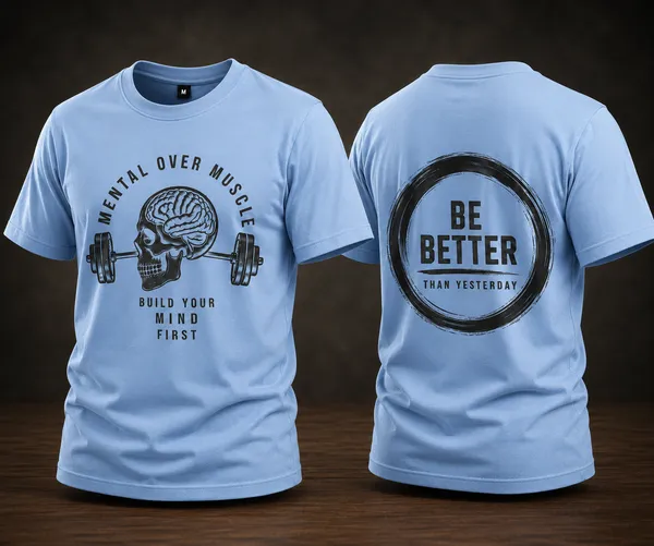 Mental_Fitness_Unisex_T_Shirt_Sky_Blue