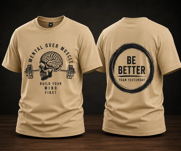 Mental_Fitness_Unisex_T_Shirt_Bronze