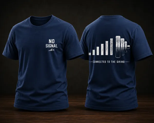 No_Signal_Unisex_T_Shirt_Navy