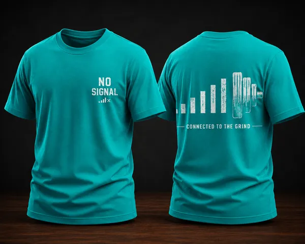 No_Signal_Unisex_T_Shirt_Aqua
