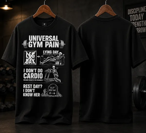 Universal_Gym_Pain_Unisex_T_Shirt_Black