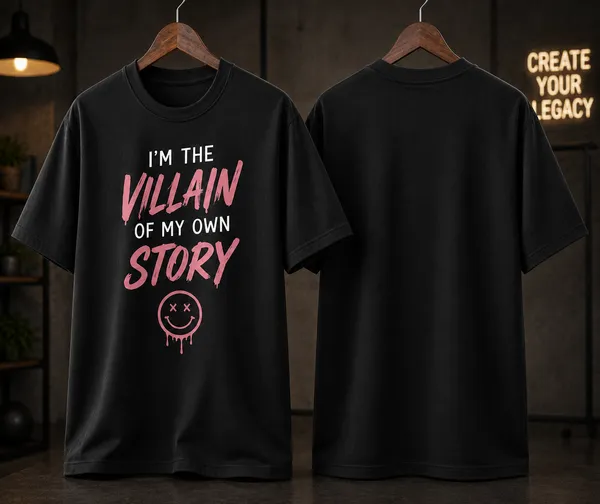 I_M_The_Villain_Unisex_T_Shirt_Black