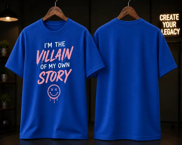 I_M_The_Villain_Unisex_T_Shirt_Blue