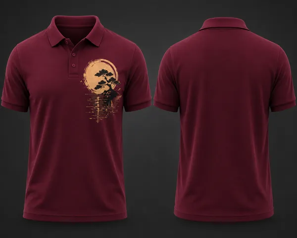 Drifting_Focus_Unisex_Polo_T_Shirt_Maroon