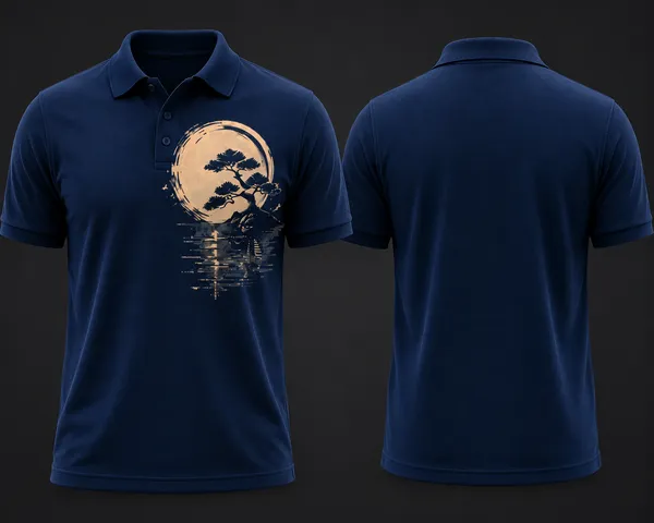 Drifting_Focus_Unisex_Polo_T_Shirt_Navy