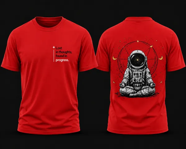 Cosmic_Zen_Unisex_T_Shirt_Red
