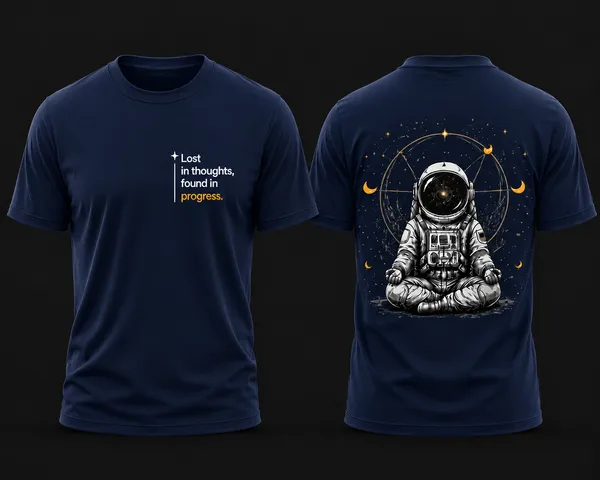Cosmic_Zen_Unisex_T_Shirt_Navy