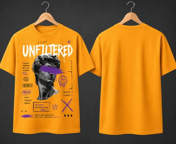 Unfiltered_Unisex_T_Shirt_Mustard_Yellow