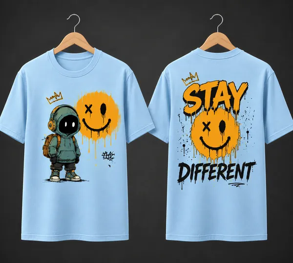 Stay_Different_Unisex_T_Shirt_Sky_Blue