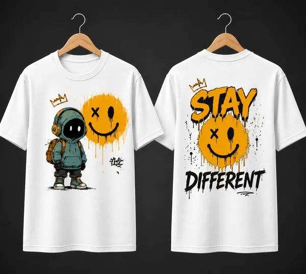 Stay_Different_Unisex_T_Shirt_White