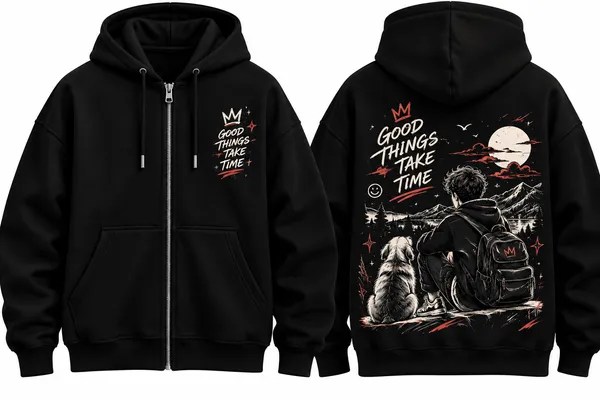 Black_Printed_Zip-Up_Hoodie_for_Unisex