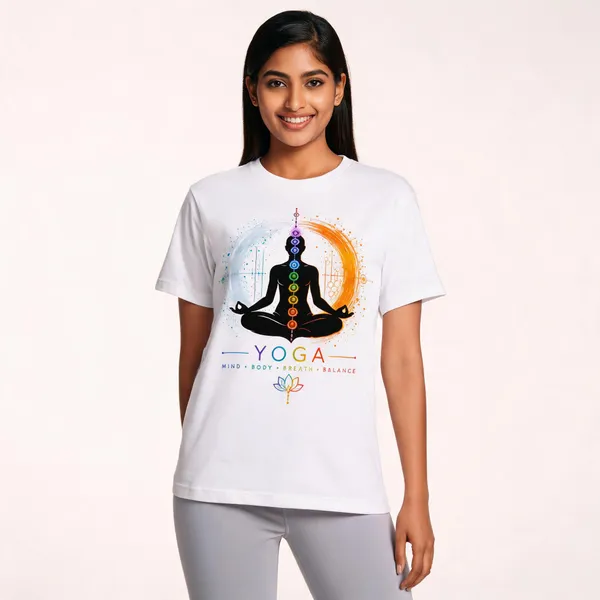 Yoga_Unisex_T_Shirt_White
