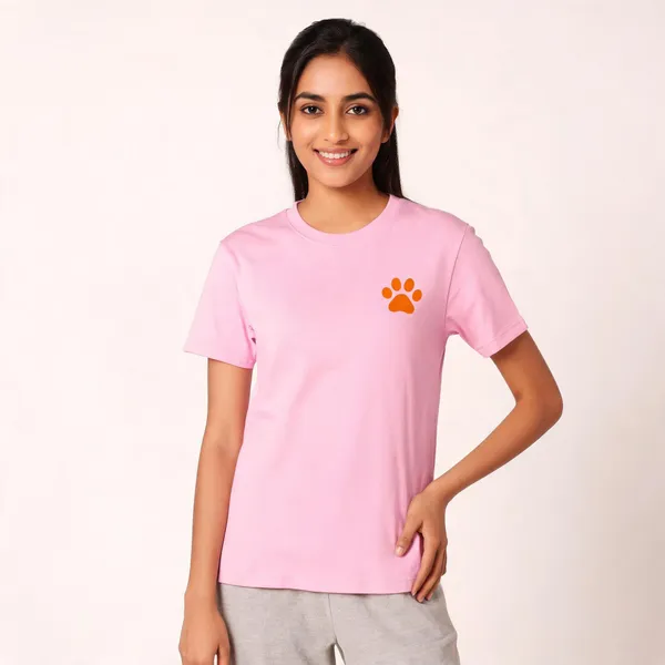 Cozy_Pup_Coffee_Tee_Unisex_T_Shirt_Pink