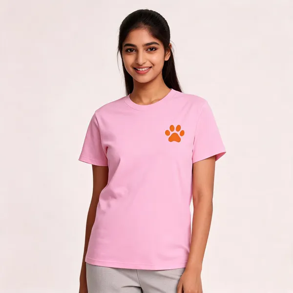 Cozy_Pup_Coffee_Tee_Unisex_T_Shirt_Pink