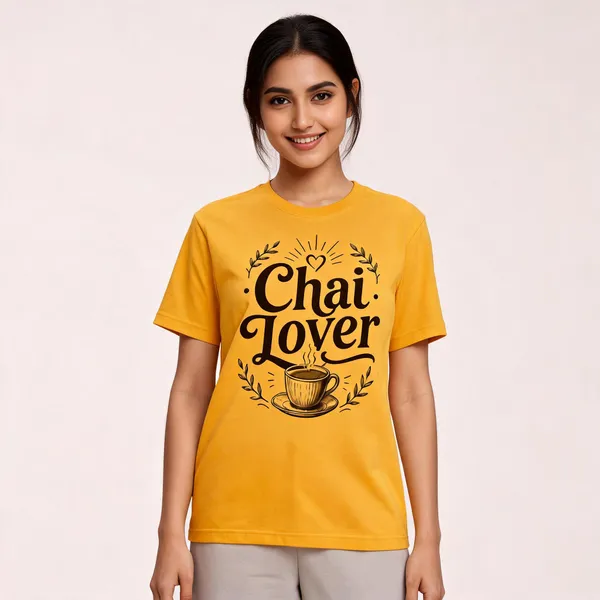 Chai_Lover_Women_T_Shirt_Mustard_Yellow