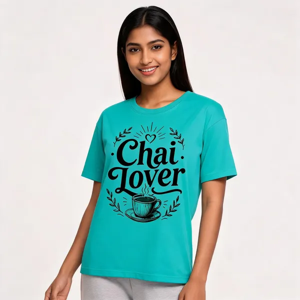 Chai_Lover_Women_T_Shirt_Aqua