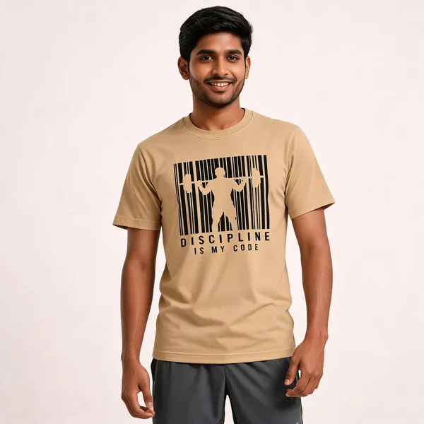Gym_Discipline_Men_T_Shirt_Bronze