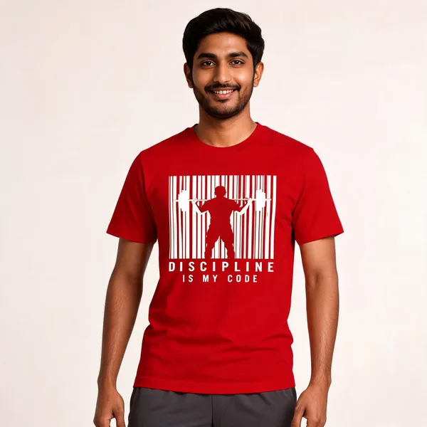 Gym_Discipline_Men_T_Shirt_Red