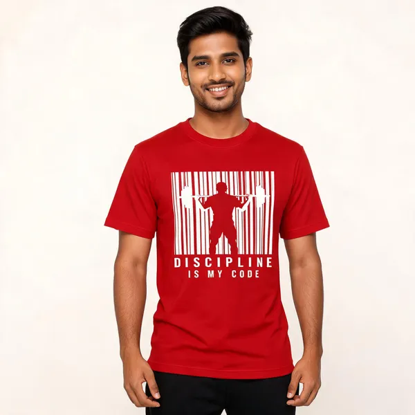Gym_Discipline_Men_T_Shirt_Red