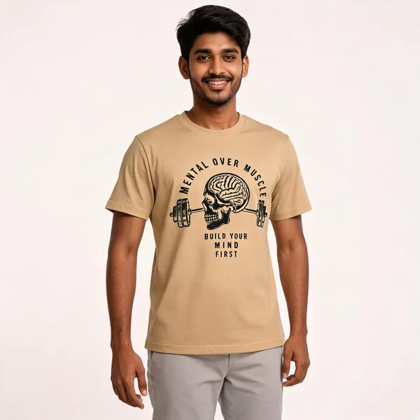 Mental_Fitness_Unisex_T_Shirt_Bronze