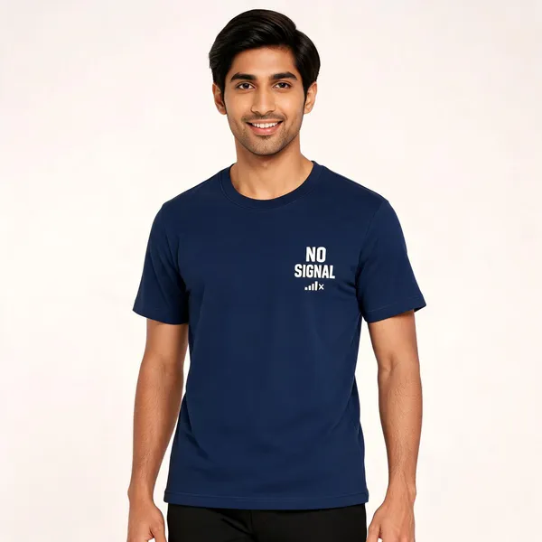 No_Signal_Unisex_T_Shirt_Navy