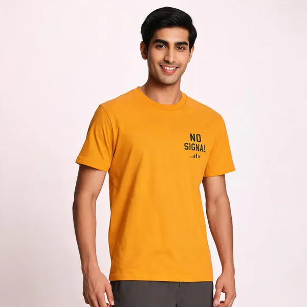 No_Signal_Unisex_T_Shirt_Yellow