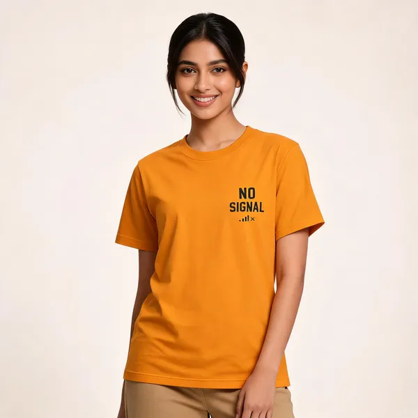 No_Signal_Unisex_T_Shirt_Yellow