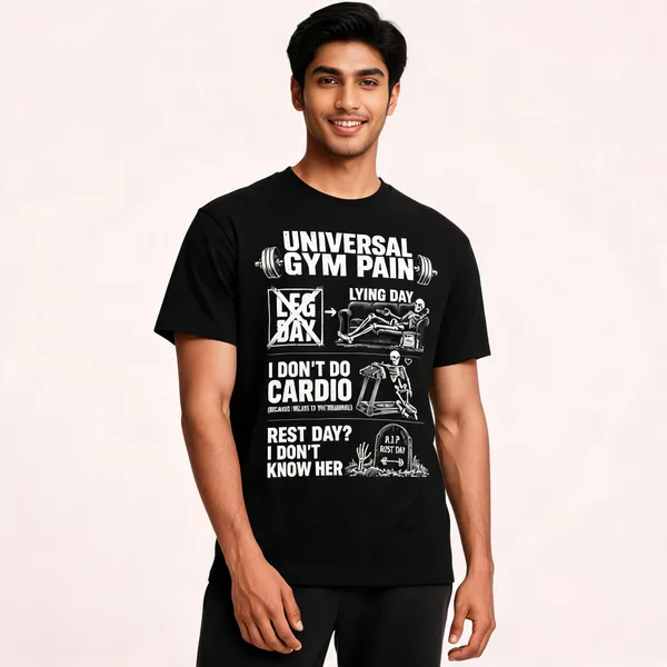 Universal_Gym_Pain_Unisex_T_Shirt_Black