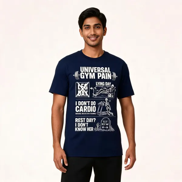 Universal_Gym_Pain_Unisex_T_Shirt_Navy