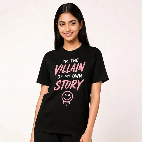I_M_The_Villain_Unisex_T_Shirt_Black
