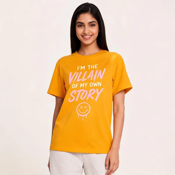 I_M_The_Villain_Unisex_T_Shirt_Mustard_Yellow