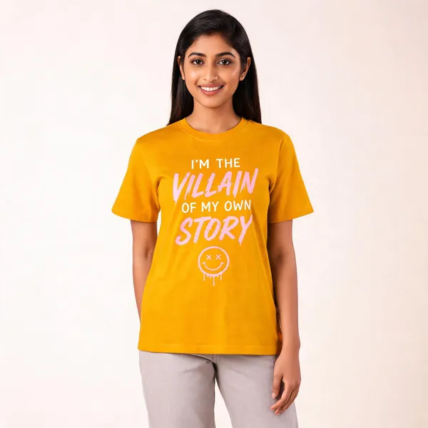 I_M_The_Villain_Unisex_T_Shirt_Mustard_Yellow