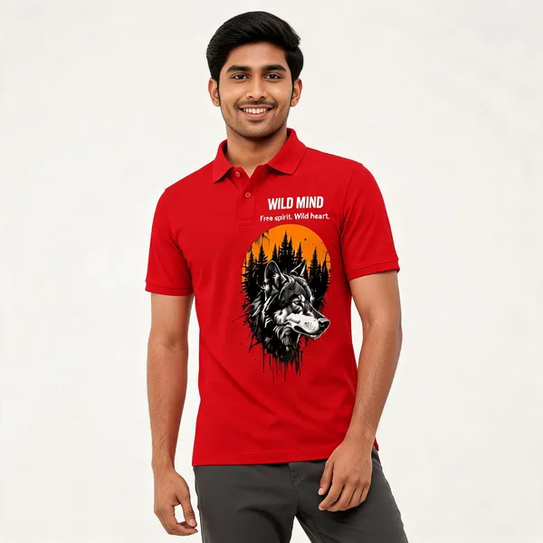 Wild_Mind_Unisex_Polo_T_Shirt_Red