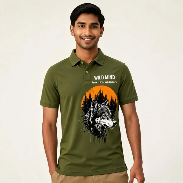 Wild_Mind_Unisex_Polo_T_Shirt_Olive_Green