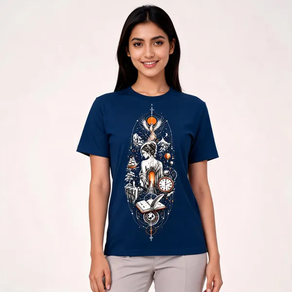 Dream_Beyond_Limits_Women_T_Shirt_Navy