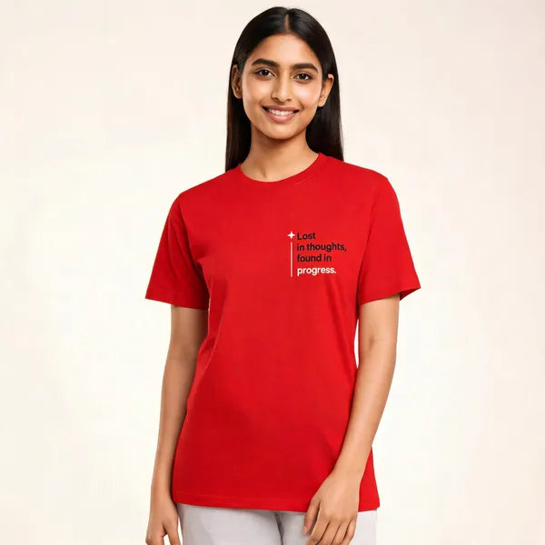 Cosmic_Zen_Unisex_T_Shirt_Red