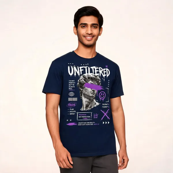 Unfiltered_Unisex_T_Shirt_Navy