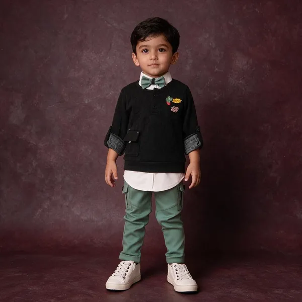 Black_Casual_Outfit_Set_For_Boys