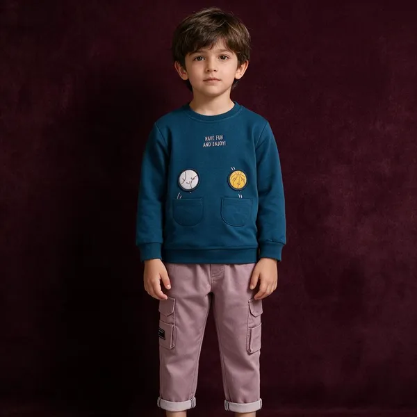 Blue_Casual_Fit_Sweatshirt_And_Jogger_Set_For_Boys