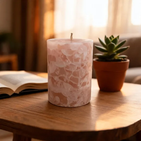 Scentiments_Global_Crystal_Pillar_Candle_Rose_Quartz_Pink_Medium_45_Hour_Burn_Oud_Aroma_Candle_(Pink,_Pack_of_1)