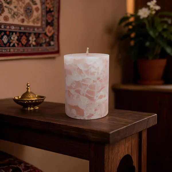 Scentiments_Global_Crystal_Pillar_Candle_Rose_Quartz_Pink_Medium_45_Hour_Burn_Oud_Aroma_Candle_(Pink,_Pack_of_1)