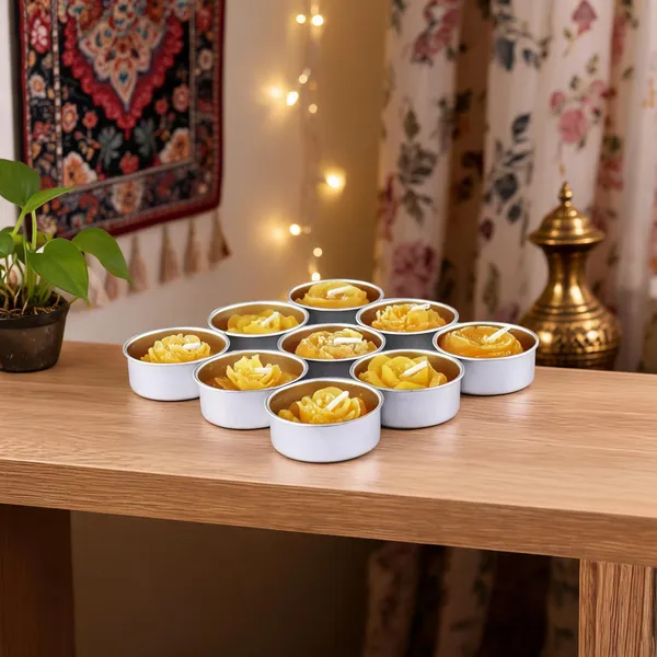 Floral_Tealight_Candles