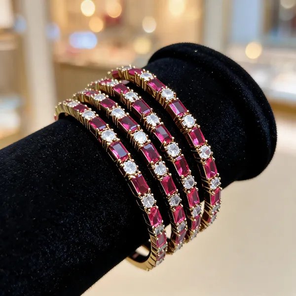 Pink_Gold_Tone_Ad_Stacked_Bangle_Set_For_Women