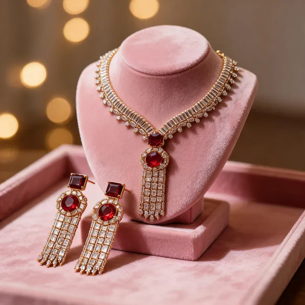 Red_Gold-Tone_Mehendi_Polish_Ad_Stone_Necklace_&_Earrings_Set_For_Women